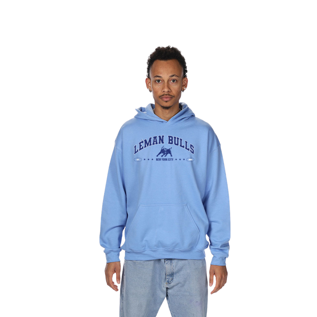 Hoodie: New Léman Bulls Arched Logo