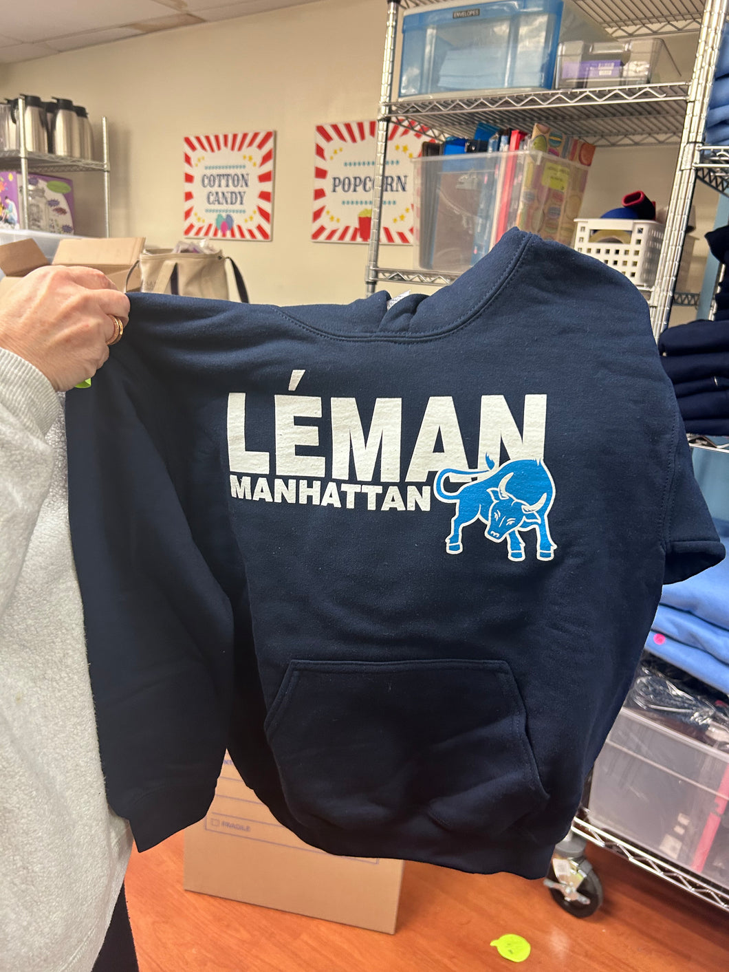 Hoodie: Oversized Logo