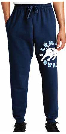 Sweatpants: Elastic Bottom with Circular Logo